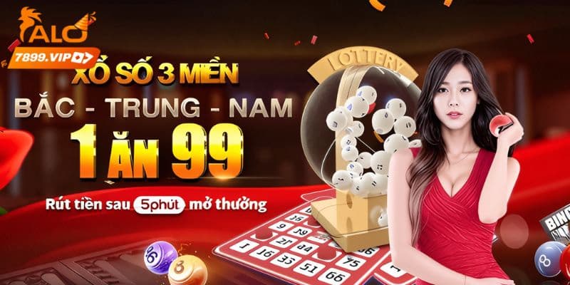 Xổ số 3 miền Bắc - Trung - Nam